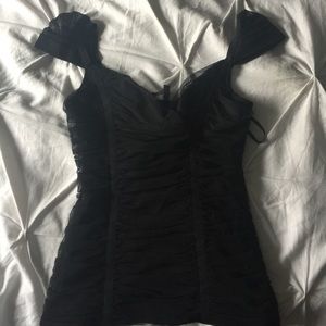 Going out cute BCBG black top