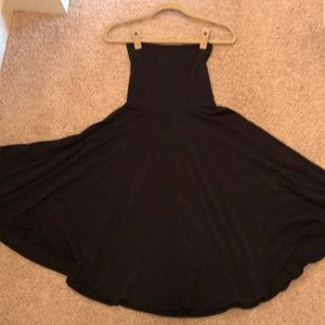 J.Crew black strapless cotton dress/skirt Small