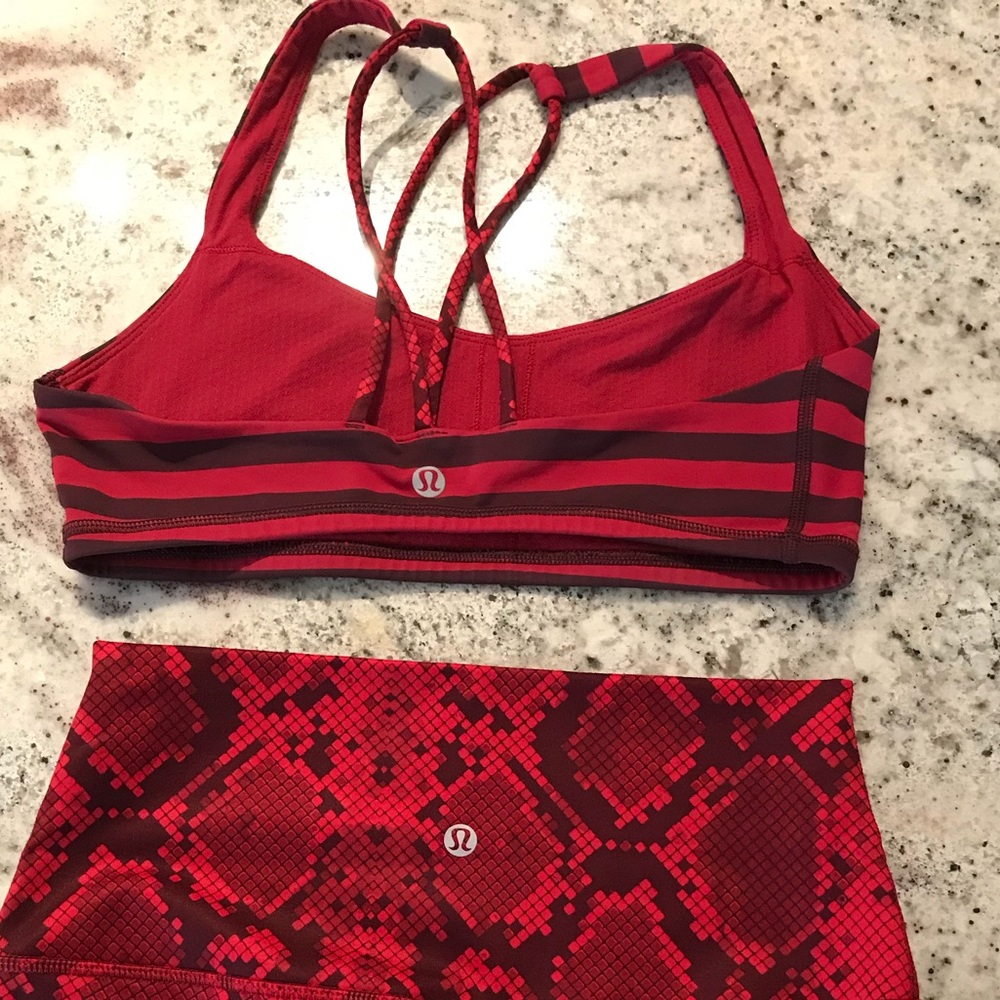 Lulu snake print red