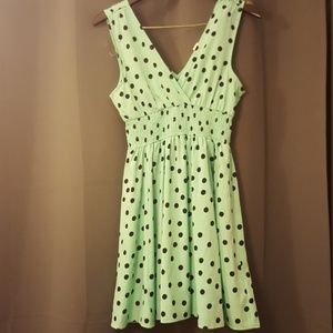 Polka Dot Aquamarine dress