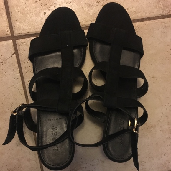 J. Crew Shoes - J. Crew Black Sandals- size 10