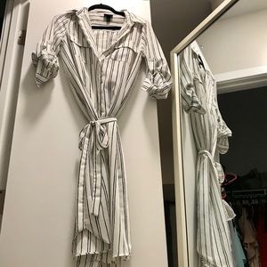 Who What Wear Striped Dress