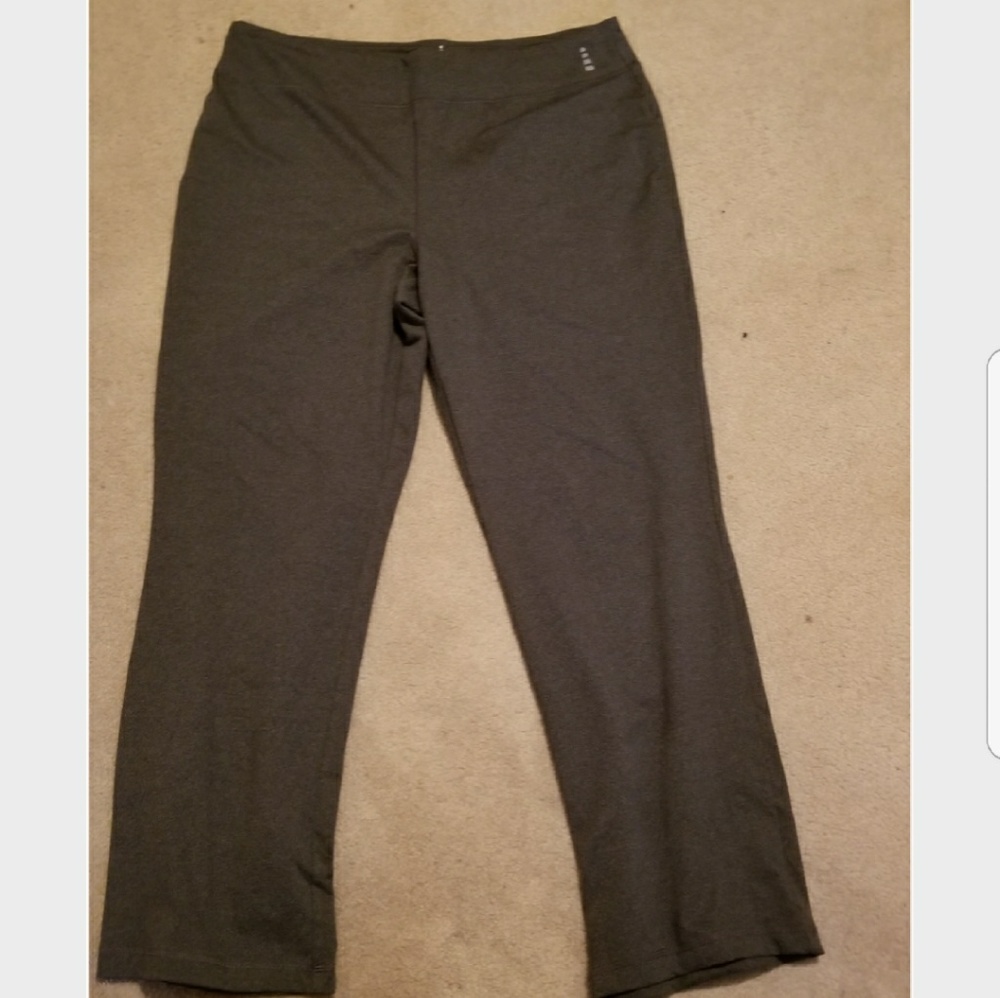 Gray Lands End Active Pants Sz XL