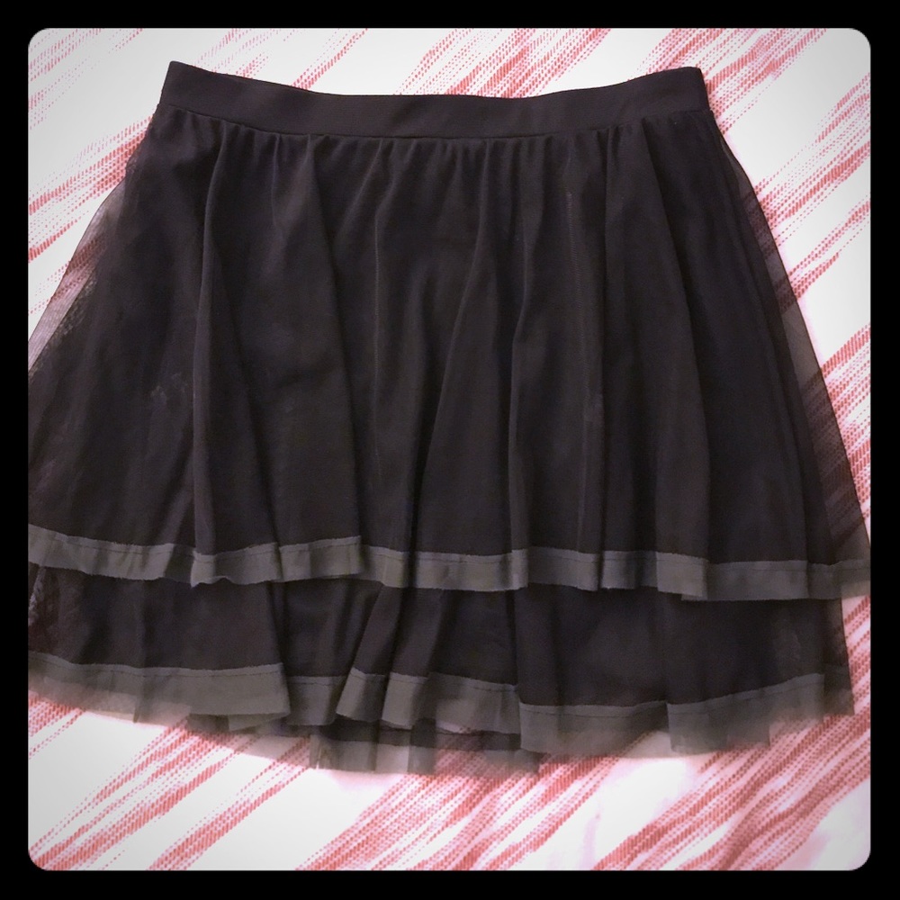 Little Black Mini Skirt (Free People)