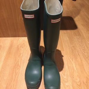 Hunter boots Green