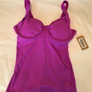 Title Nine Tankini - Fuchsia Brand New 32C