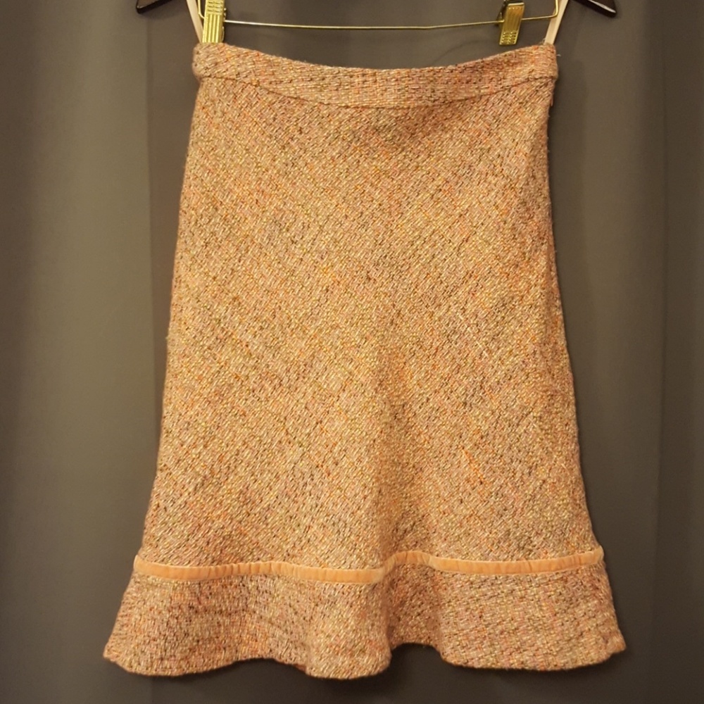 Pink Tweed Pencil skirt