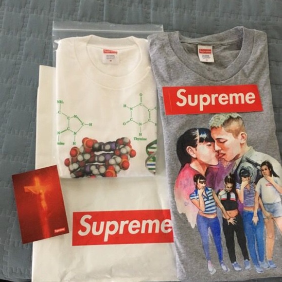 2 Supreme Shirts
