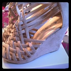 Taupe Wedges