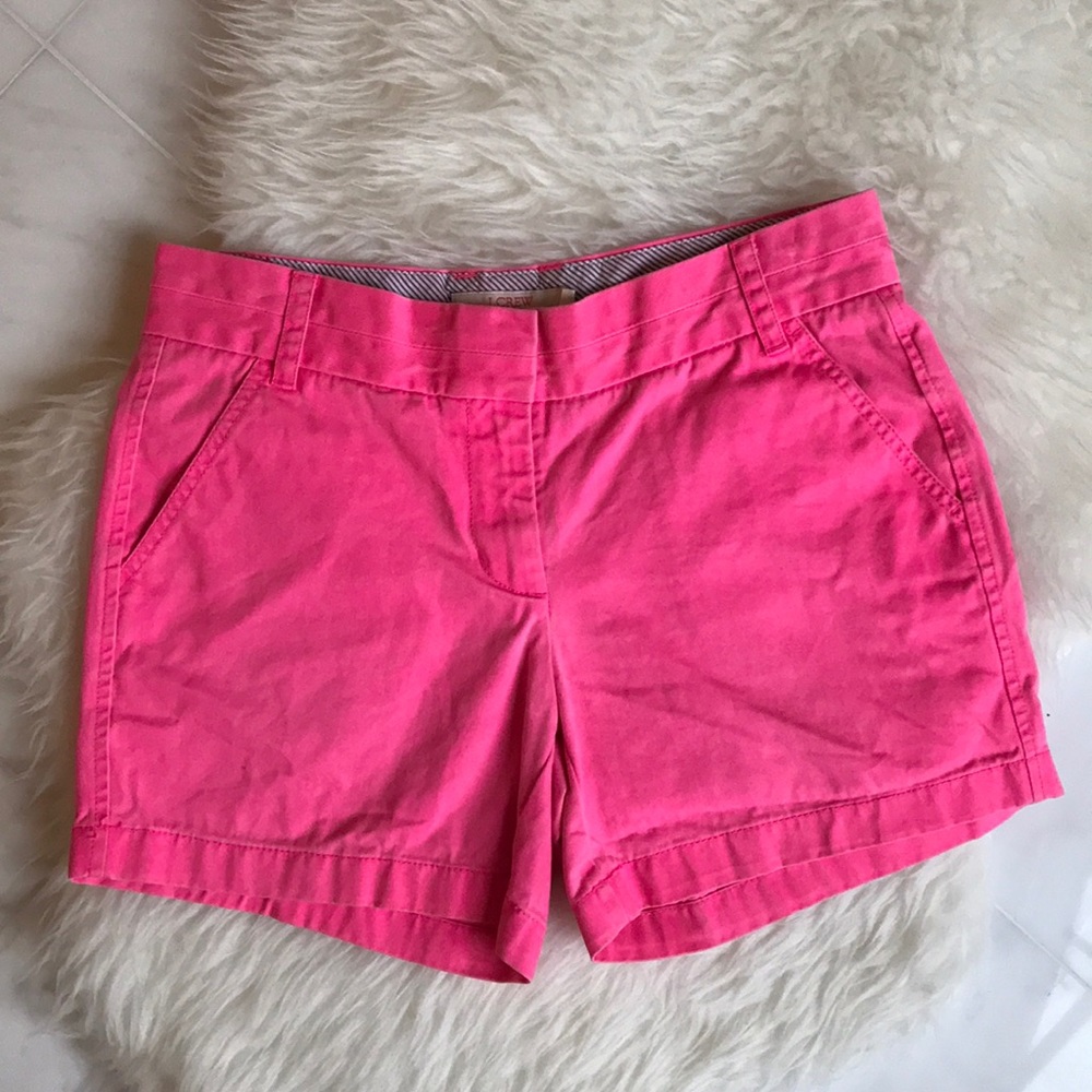 Pink J.Crew Shorts