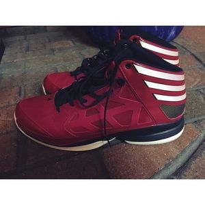 Men’s Electric Red Adidas Athletic Shoes