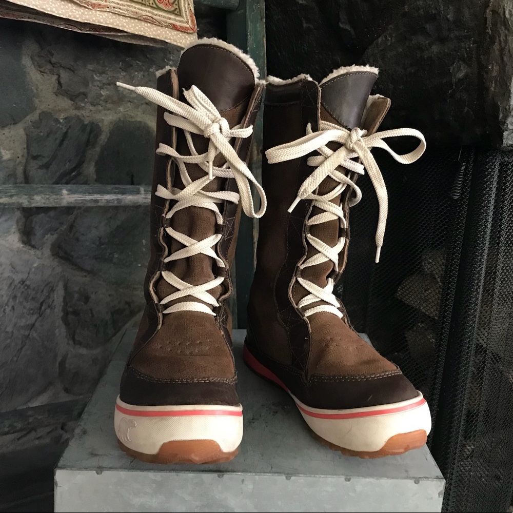 Sorel Mackenzie Lace-Up  Winter Boots Sz8