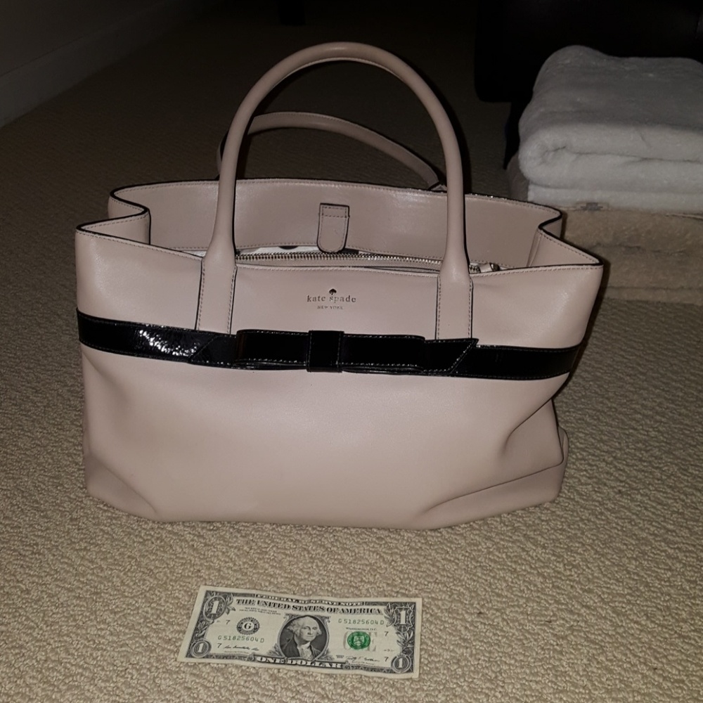 kate spade beige large tote