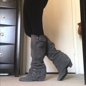 Naughty Monkey Risk It Boot Gray Sz. 8