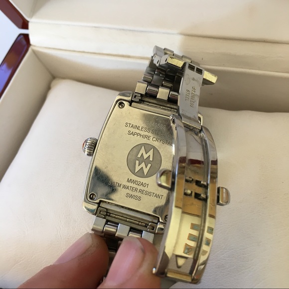 Michele Watch-Urban Mini Stainless Steel