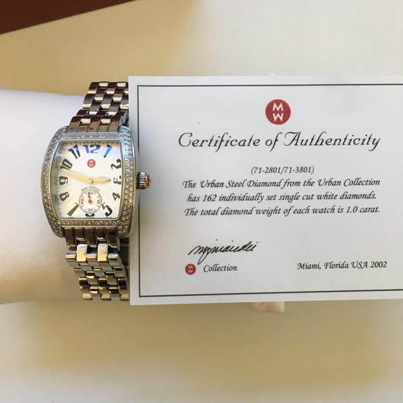 Michele Watch-Urban Mini Stainless Steel