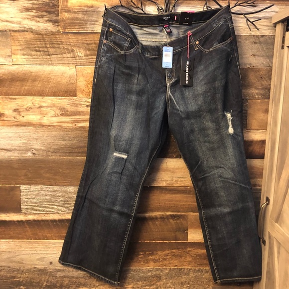 torrid Denim - TORRID bootcut jeans with destruction