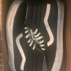 Sk8 Hi Vans Charcoal Gray