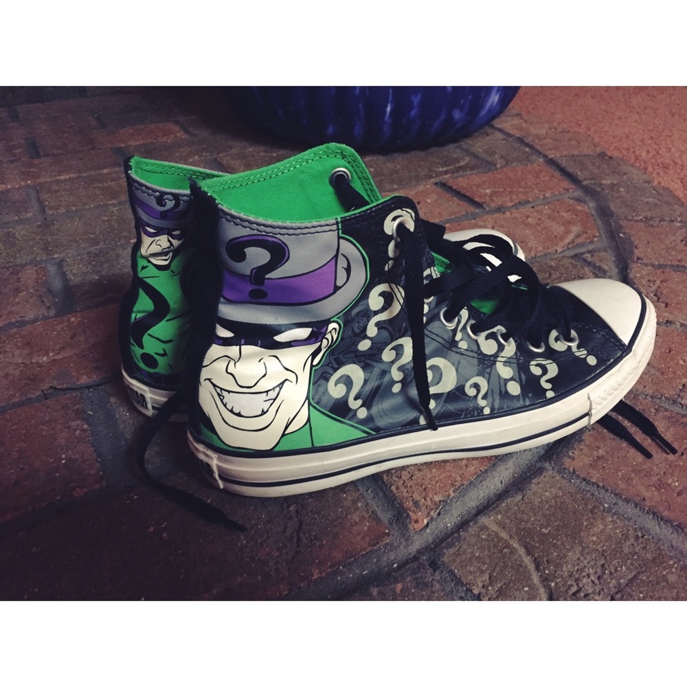 Converse DC The Riddler Glow In Dark Hightops