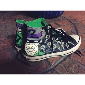Converse DC The Riddler Glow In Dark Hightops