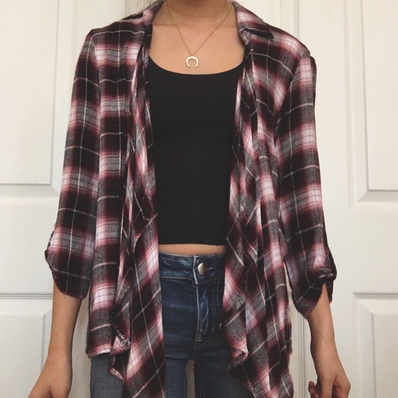 Living Doll Sweaters - Flannel Cardigan