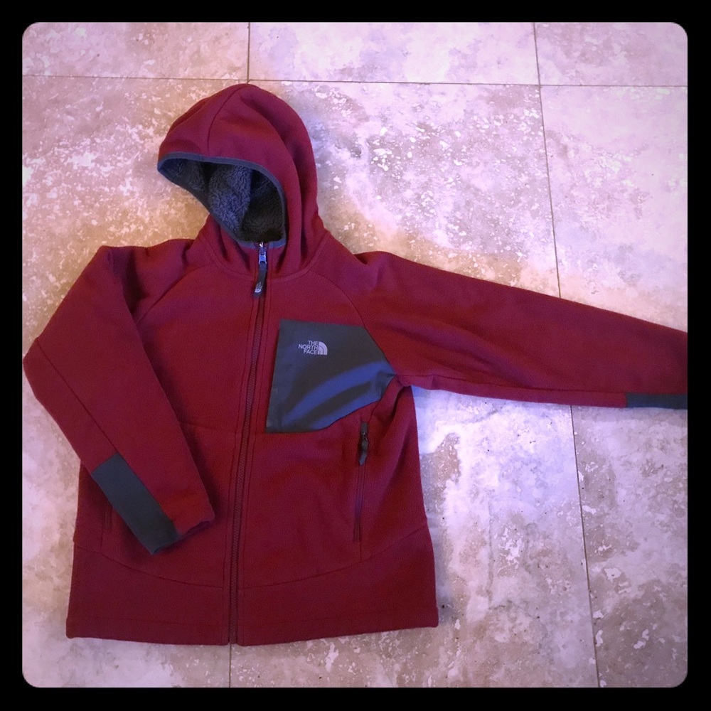 The North Face fleece jacket boys size 10/12