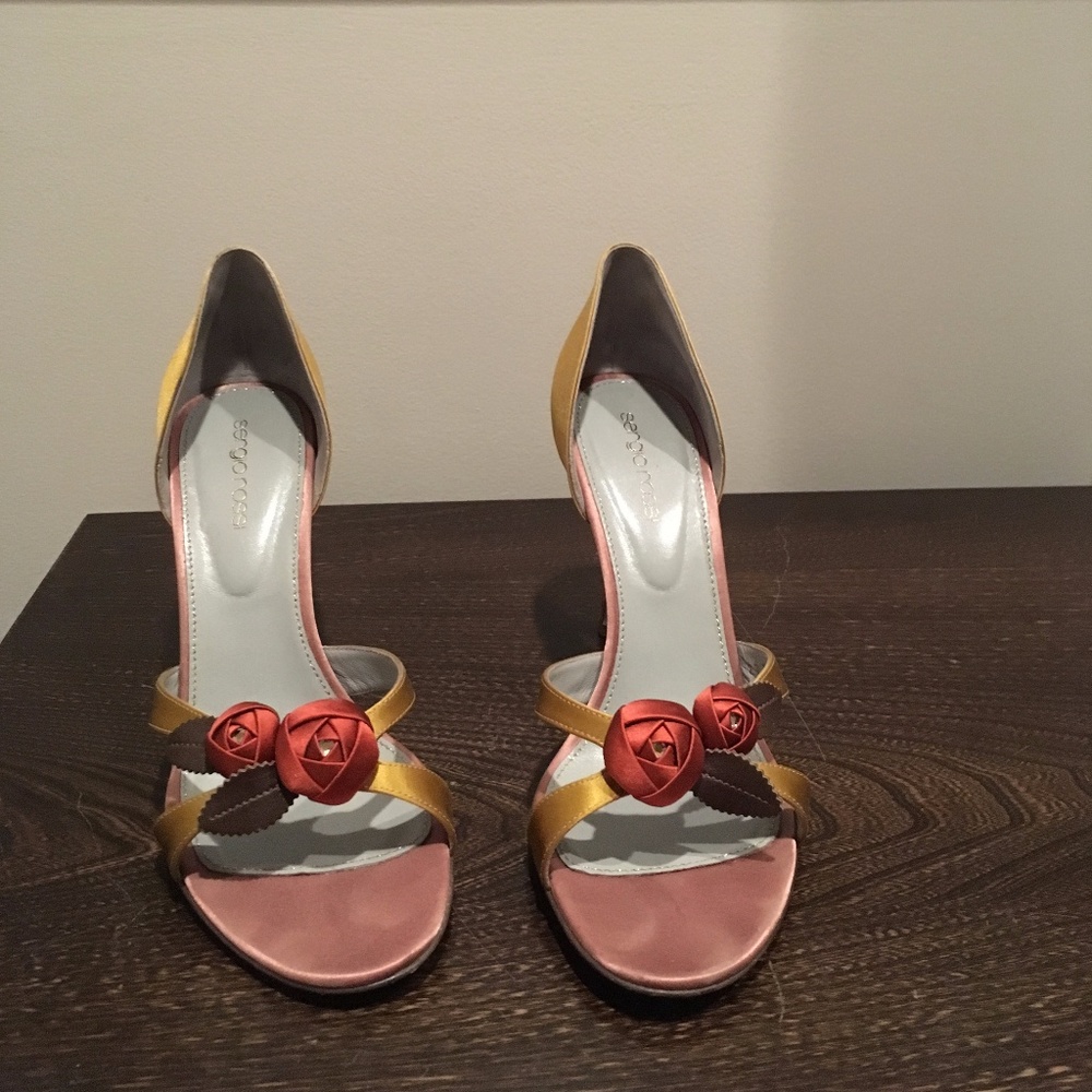Sergio Rossi open toe high heels
