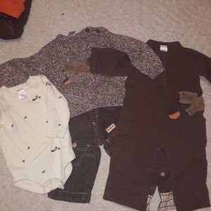 Gymboree squirrel set size 6 to 12 months