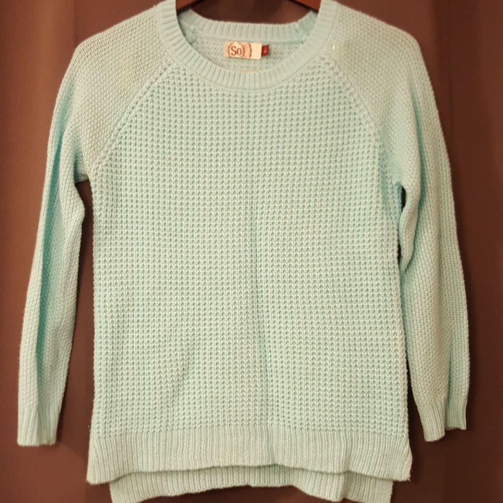 Knit Aqua Sweater