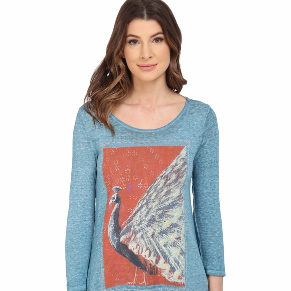Lucky Brand Tops - Lucky Peacock Matchbook Tee