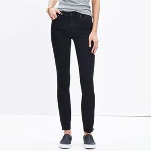 Tall 9” High-Rise Skinny Jeans in Black Sea