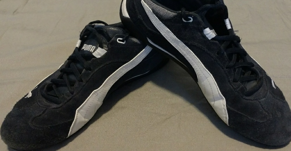 Puma Suede Drift Cat Blue Size 10M Shoes Like New