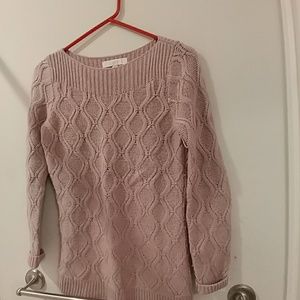 Blush colored sweater