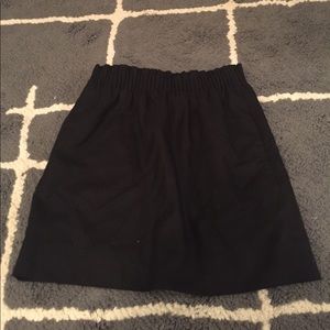 Black j. Crew skirt