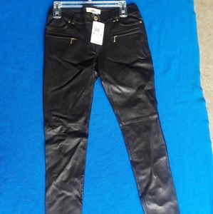 Michael Kors Leather pants size 6