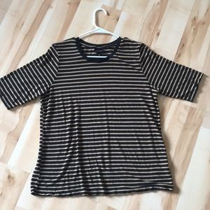 Who What Wear Striped Top Size XL