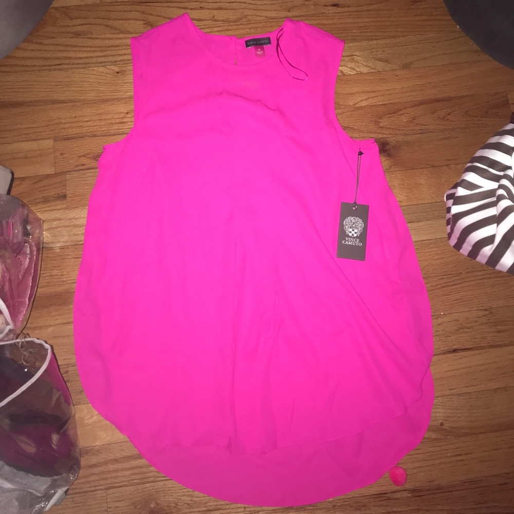 Vince Camuto got pink tank top size small