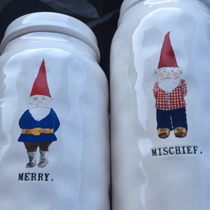 Rae Dunn Gnome Canisters