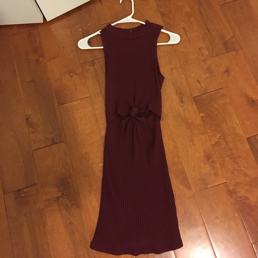 PAC-Sun Maroon jersey like dress