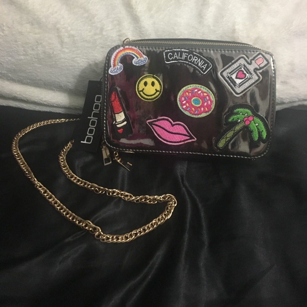 Boohoo Mirror Cross Body Bag