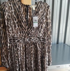 Michael Kors Leopard print Blouse size 8