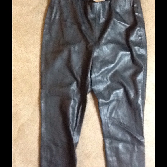 Zara high waist leather leggings NWT - Picture 2 of 8