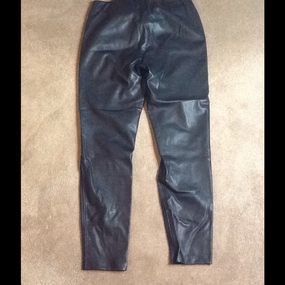 Zara high waist leather leggings NWT - Picture 4 of 8