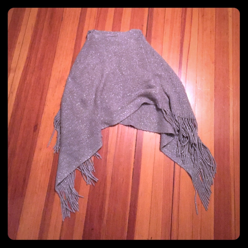 A sparkly poncho