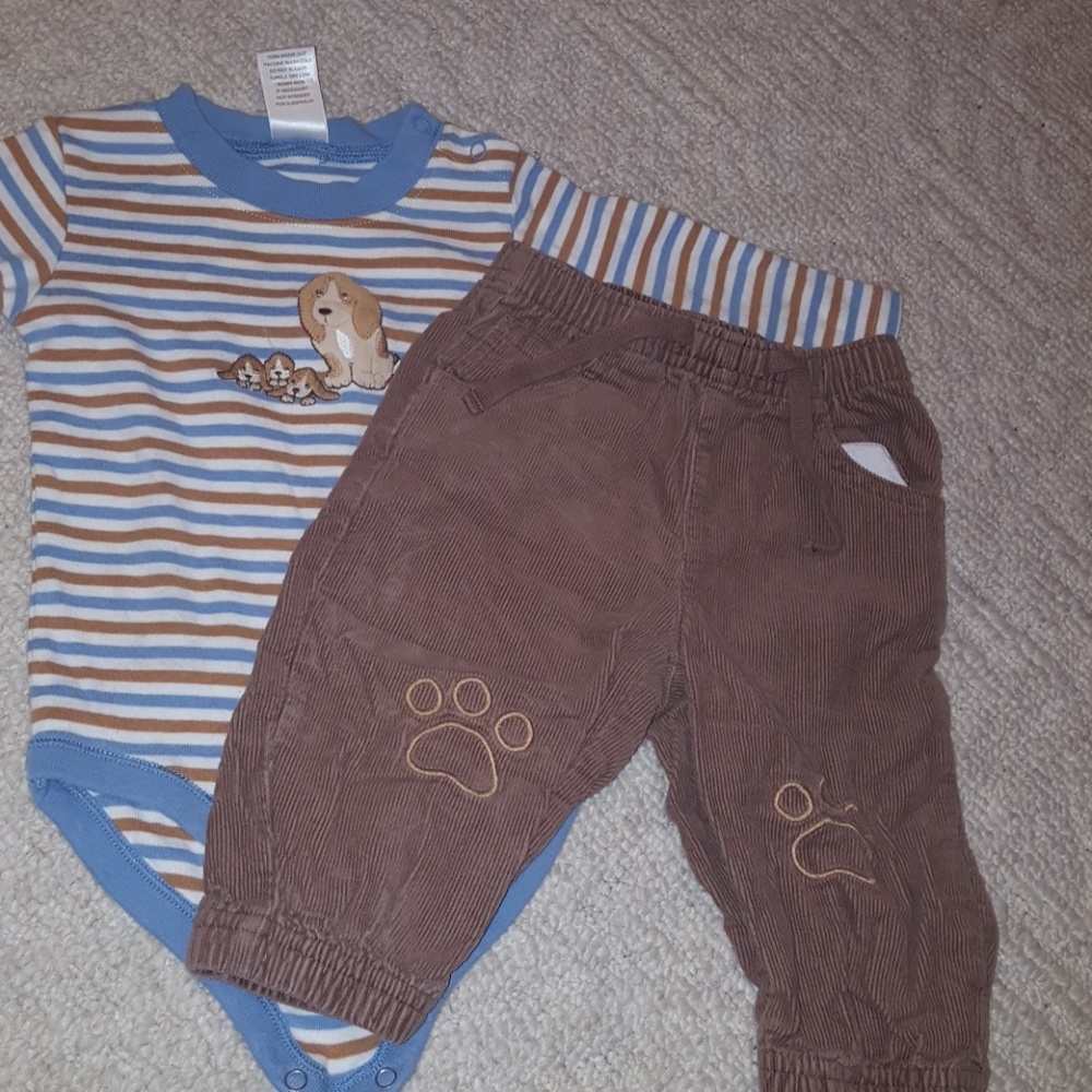 Gymboree Basset hound set
