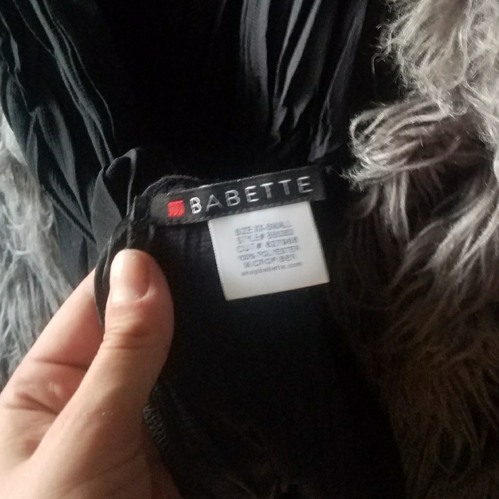 Babette long textured dress