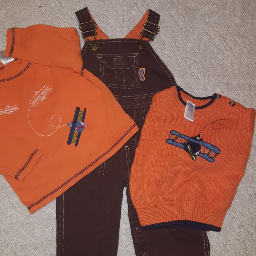 Gymboree airplane set 6 to 12 months