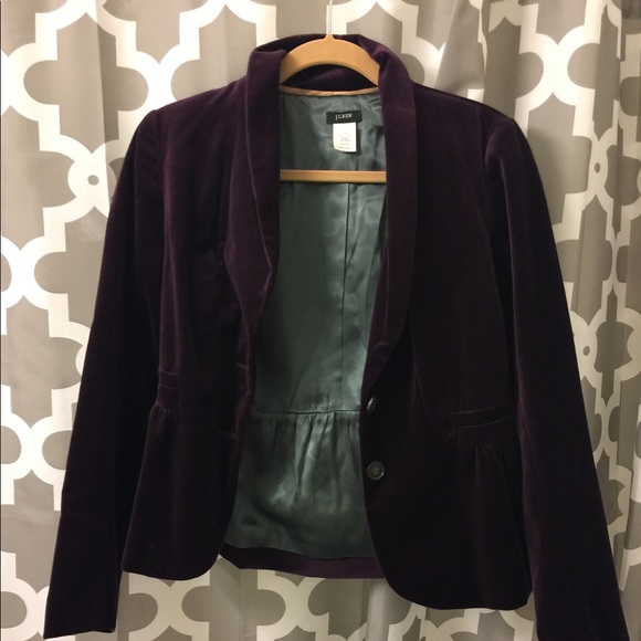 J. Crew Jackets & Blazers - J Crew Velvet Blazer
