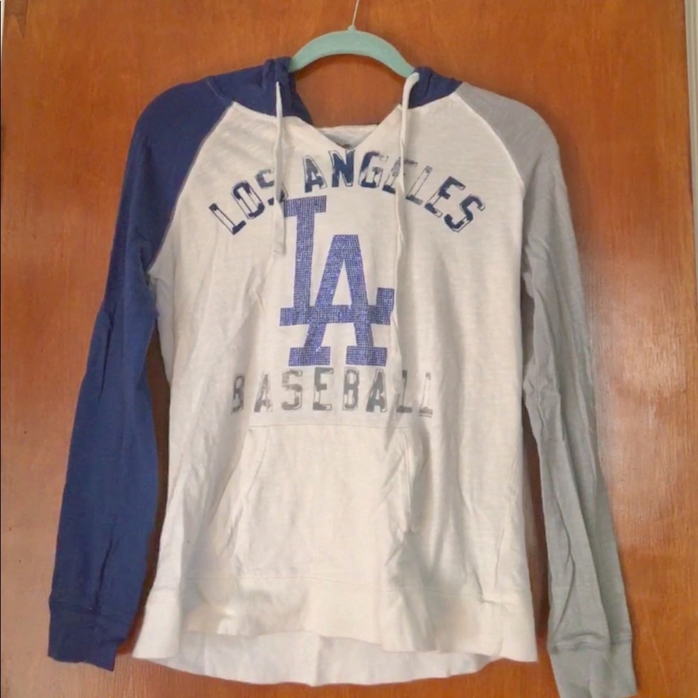 Los Angeles Dodgers pullover hooded long sleeve