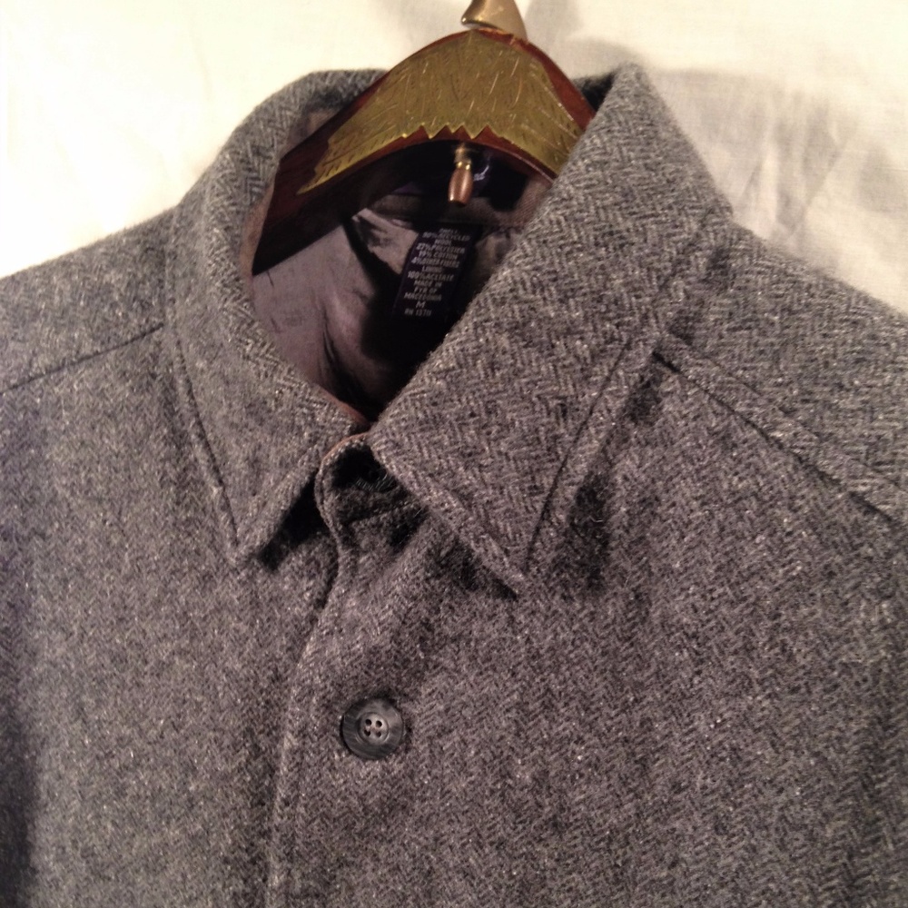 J Ashford Solid Grey Medium Shacket
